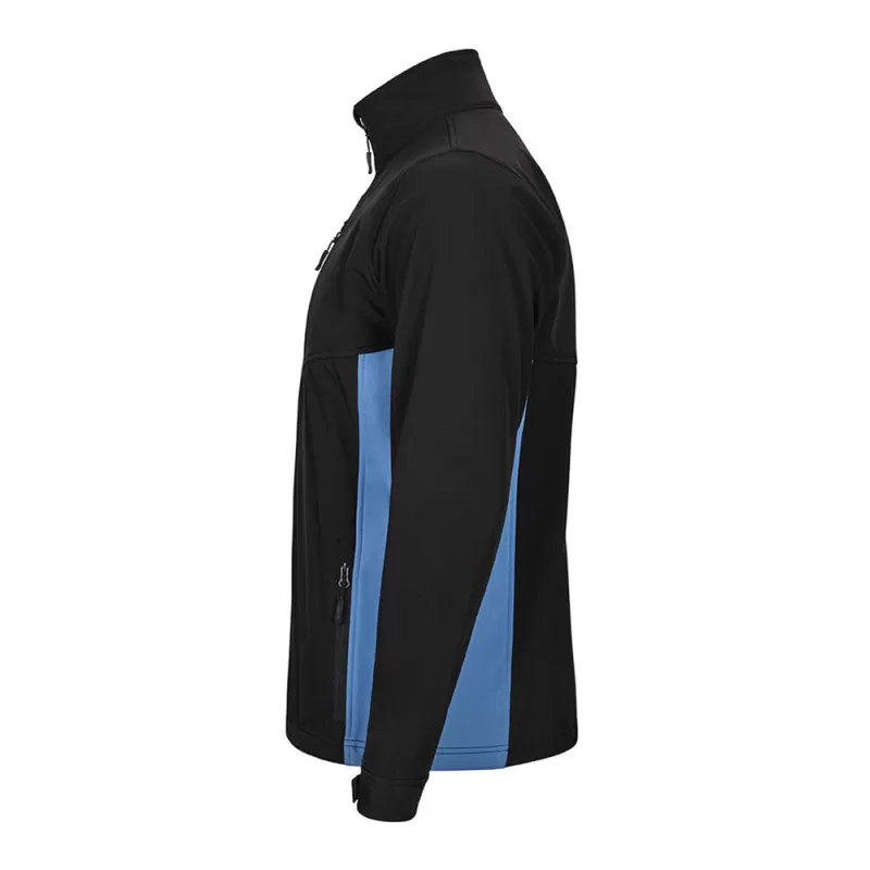 Blouson Softshell 3 couches bicolore avec 5 poches, 280 g/m²