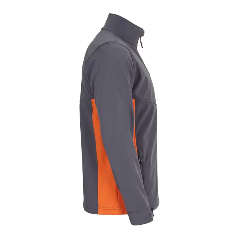 Blouson Softshell 3 couches bicolore avec 5 poches, 280 g/m²
