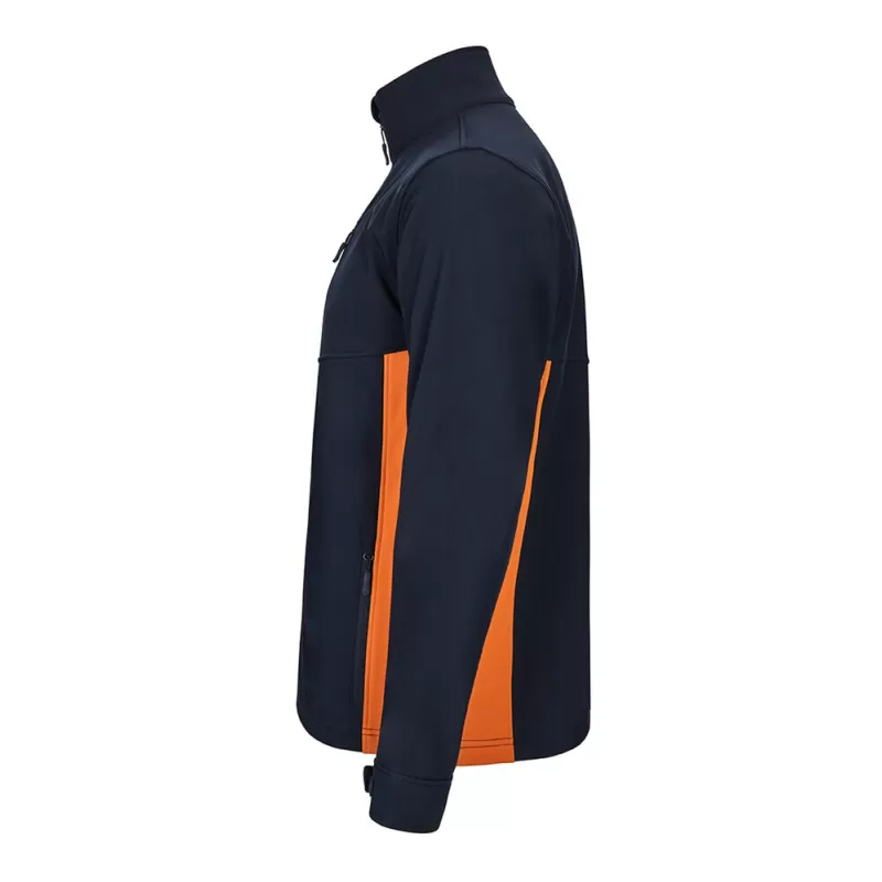 Blouson Softshell 3 couches bicolore avec 5 poches, 280 g/m²