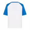 T-shirt baseball enfant, col et manches raglan contrastées en coton pré-rétréci, 155 g/m²