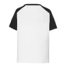 T-shirt baseball enfant, col et manches raglan contrastées en coton pré-rétréci, 155 g/m²