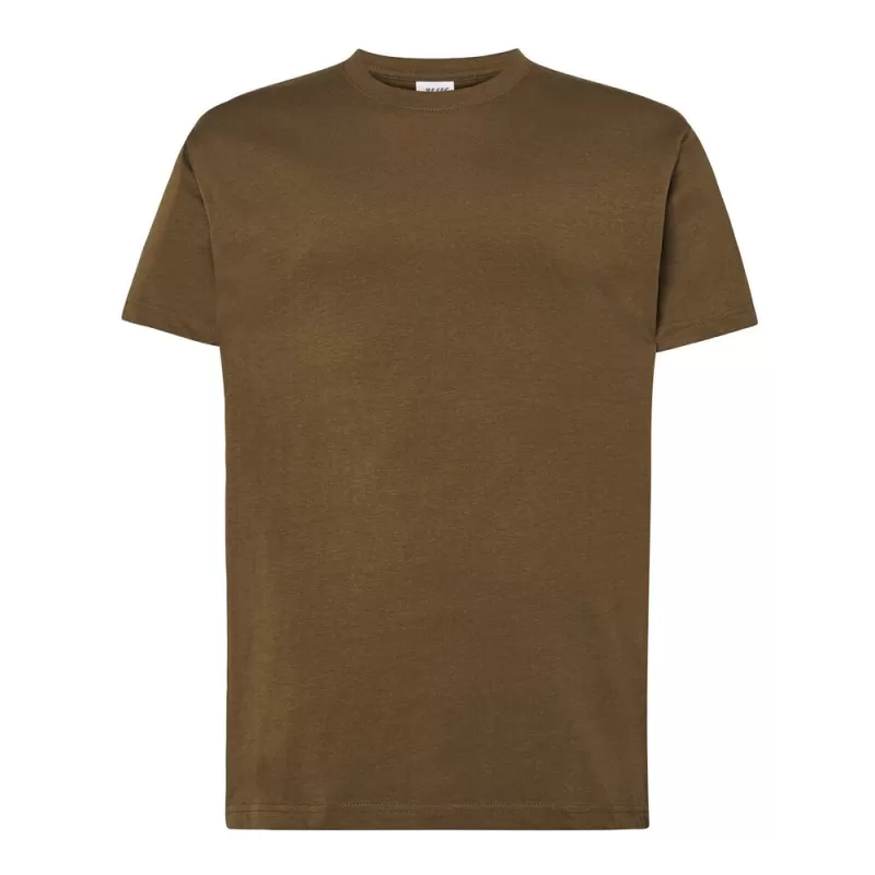 T-shirt col rond manches courtes en coton ringspun pré-rétréci, 160 g/m²