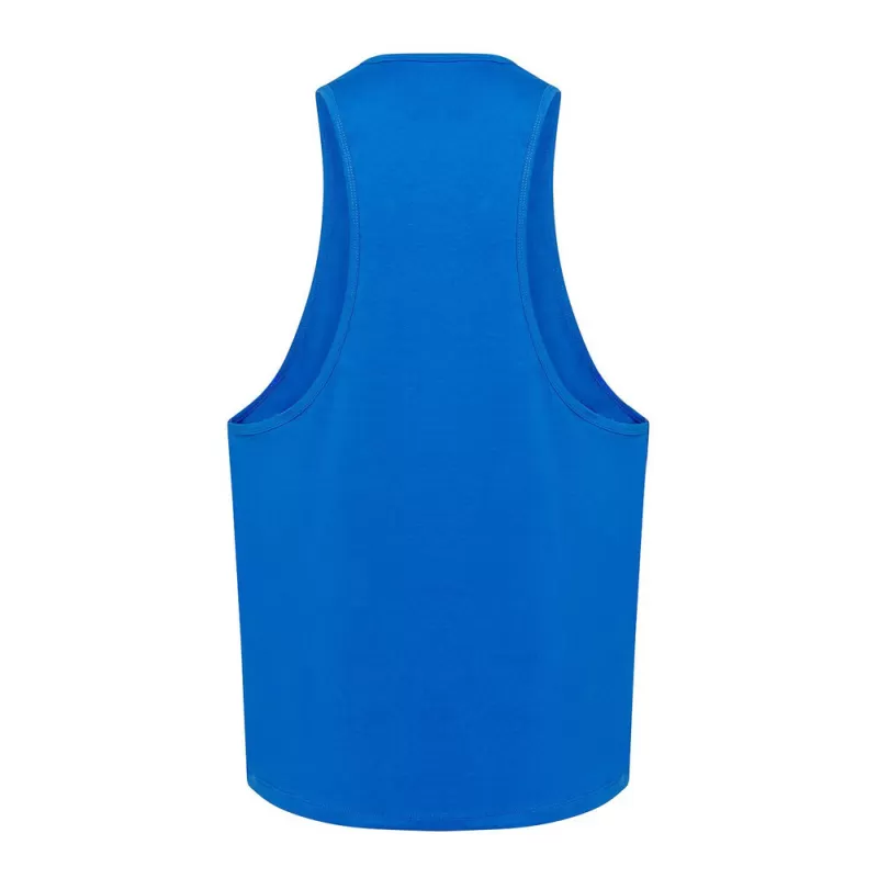 Débardeur de plage unisexe en coton, dos nageur, larges emmanchures, 155 g/m²