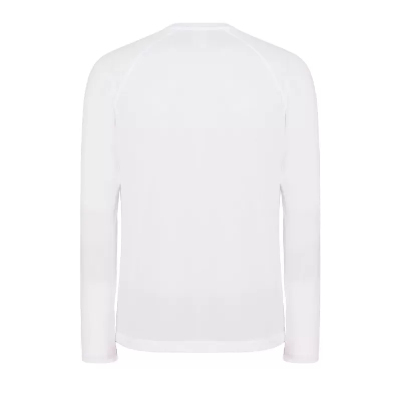 Tee-shirt de sport manches longues manches raglan en polyester, 130 g/m²