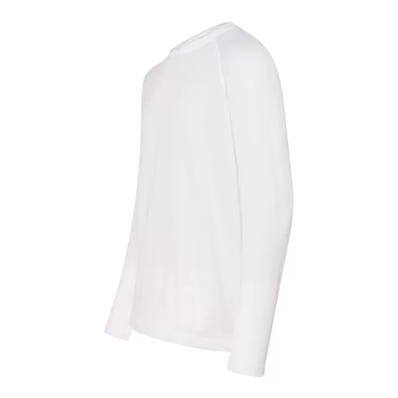 Tee-shirt de sport manches longues manches raglan en polyester, 130 g/m²