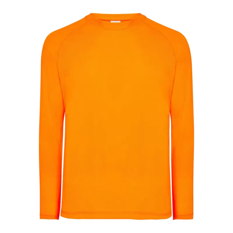 Tee-shirt de sport manches longues manches raglan en polyester, 130 g/m²