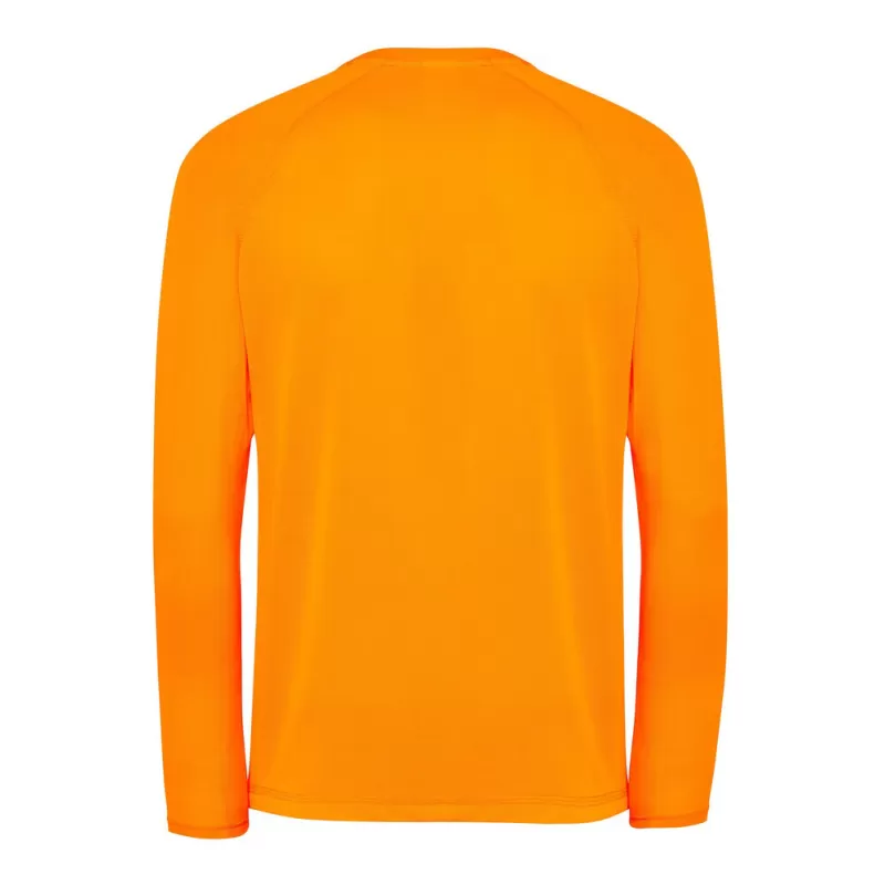 Tee-shirt de sport manches longues manches raglan en polyester, 130 g/m²