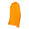 Tee-shirt de sport manches longues manches raglan en polyester, 130 g/m²