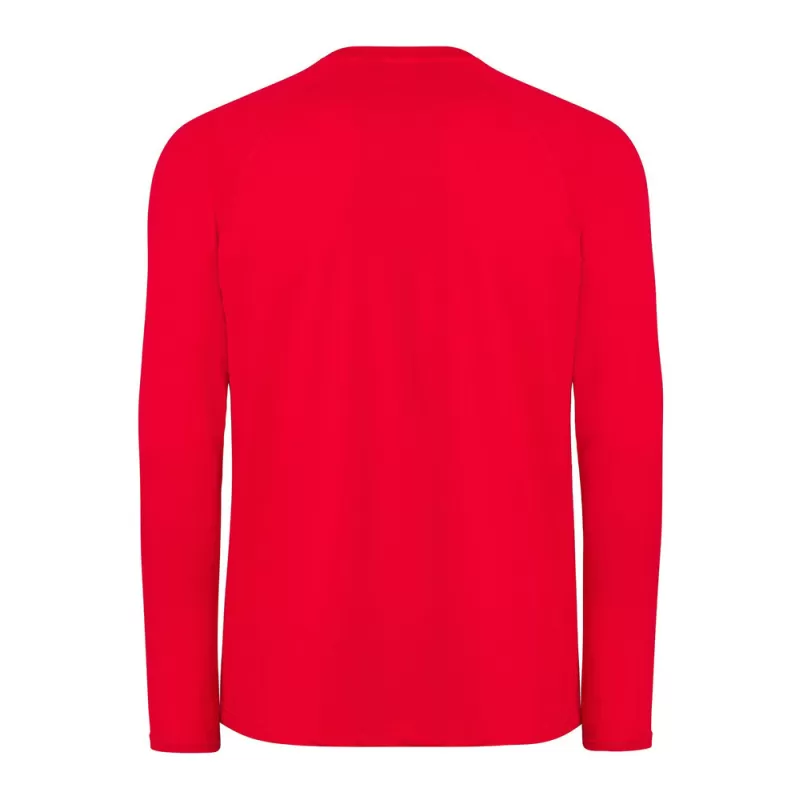 Tee-shirt de sport manches longues manches raglan en polyester, 130 g/m²