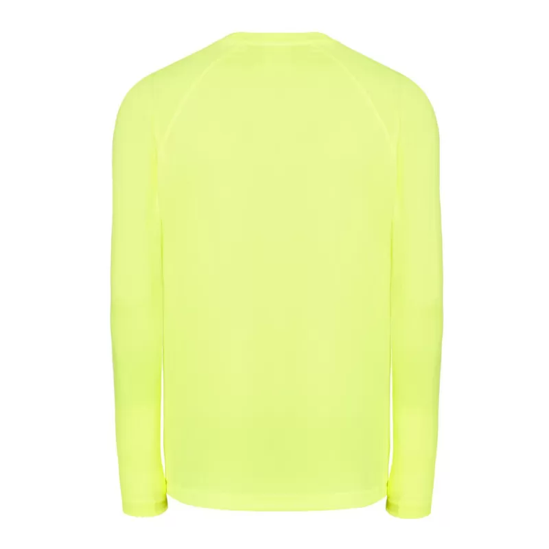 Tee-shirt de sport manches longues manches raglan en polyester, 130 g/m²