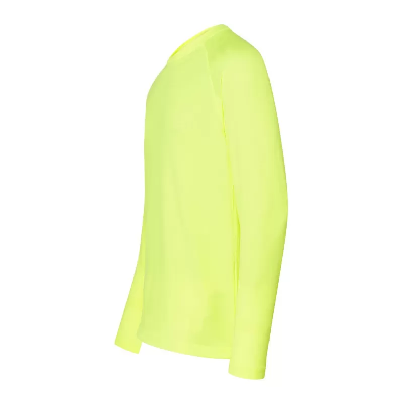 Tee-shirt de sport manches longues manches raglan en polyester, 130 g/m²