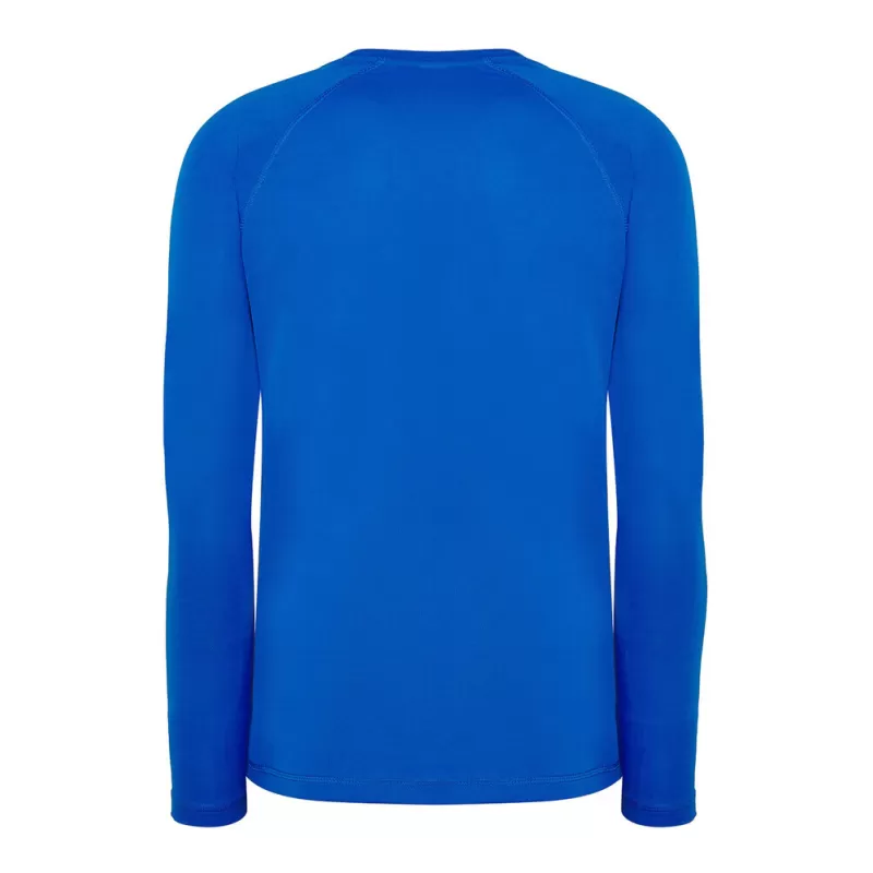 Tee-shirt de sport manches longues manches raglan en polyester, 130 g/m²