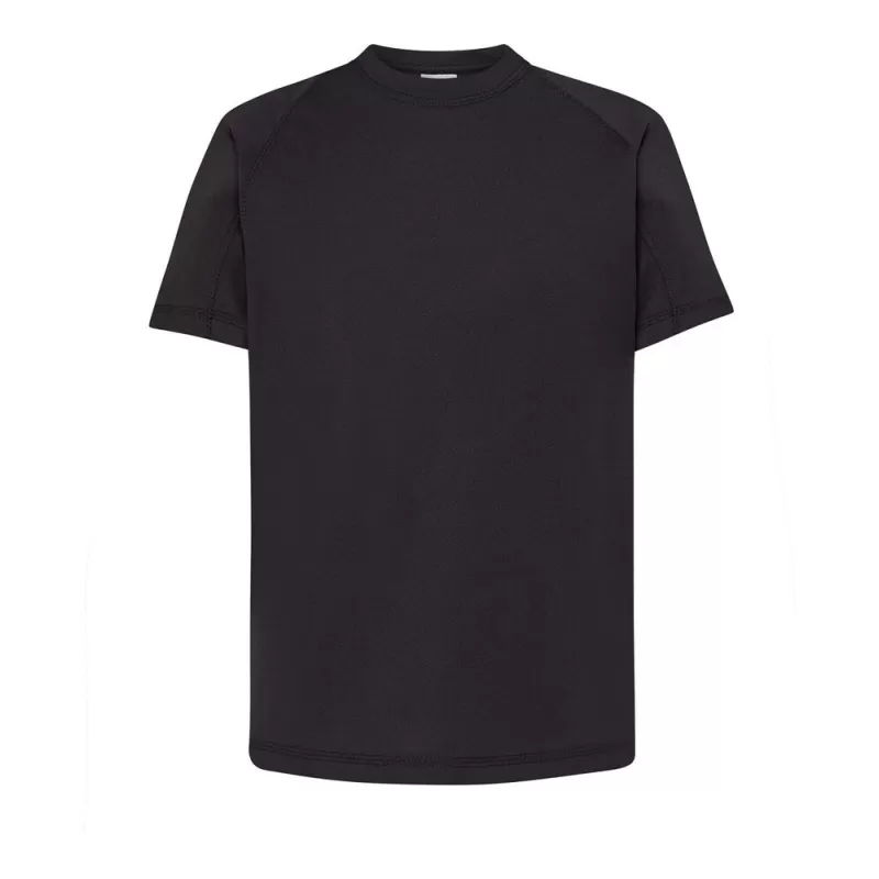 Tee-shirt de sport enfant col rond manches raglan, 130 g/m²