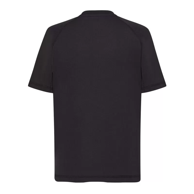 Tee-shirt de sport enfant col rond manches raglan, 130 g/m²