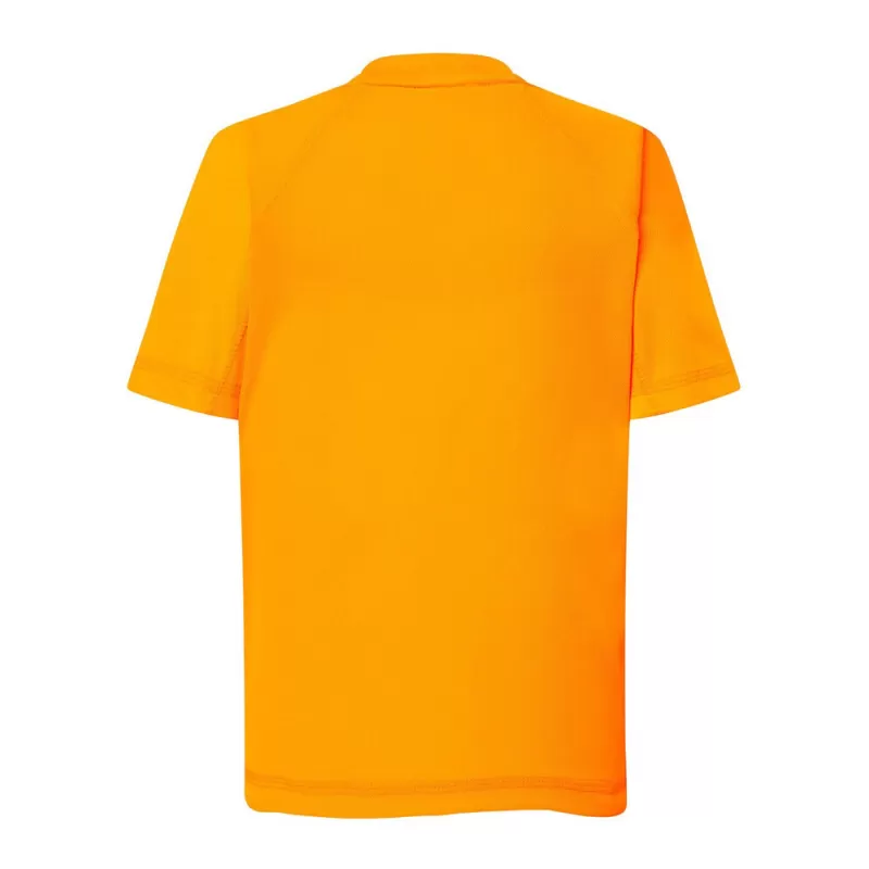 Tee-shirt de sport enfant col rond manches raglan, 130 g/m²
