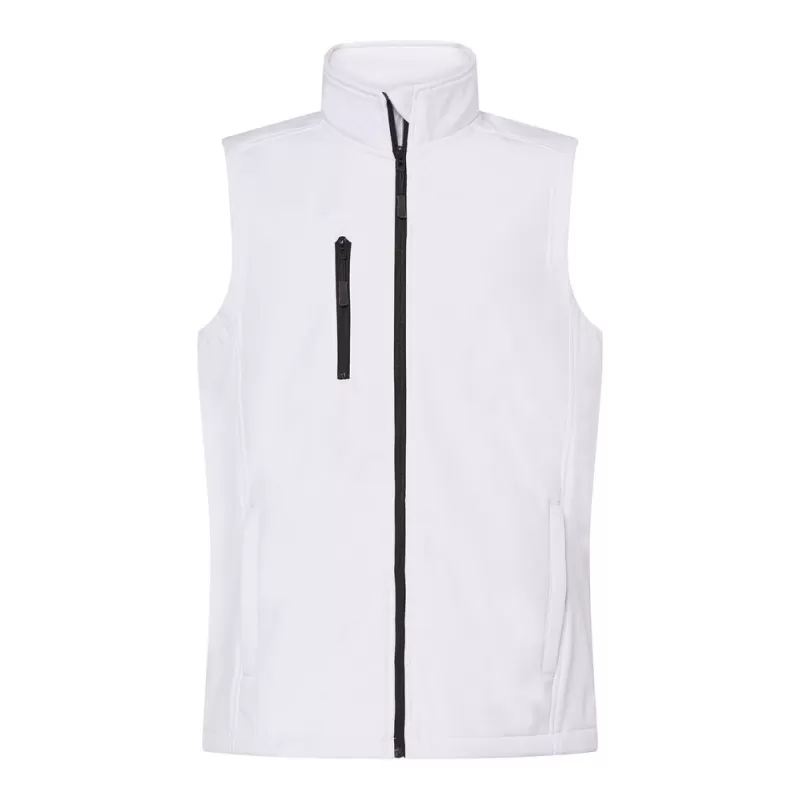 Bodywarmer softshell 3 couches, 3 poches zippées, doublure polaire, 300 g/m²