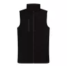 Bodywarmer softshell 3 couches, 3 poches zippées, doublure polaire, 300 g/m²