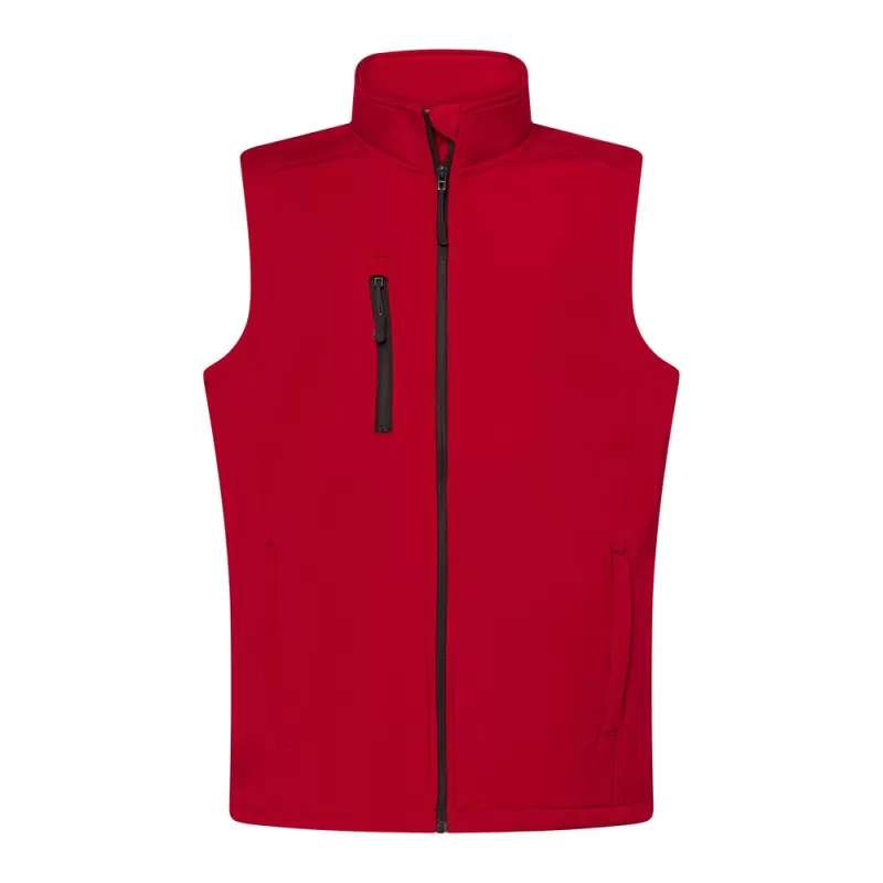 Bodywarmer softshell 3 couches, 3 poches zippées, doublure polaire, 300 g/m²