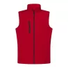 Bodywarmer softshell 3 couches, 3 poches zippées, doublure polaire, 300 g/m²