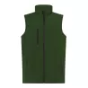 Bodywarmer softshell 3 couches, 3 poches zippées, doublure polaire, 300 g/m²