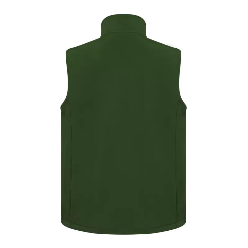 Bodywarmer softshell 3 couches, 3 poches zippées, doublure polaire, 300 g/m²