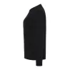 Tee-shirt femme manches longues en coton pré-rétréci, coupe droite, 170 g/m²
