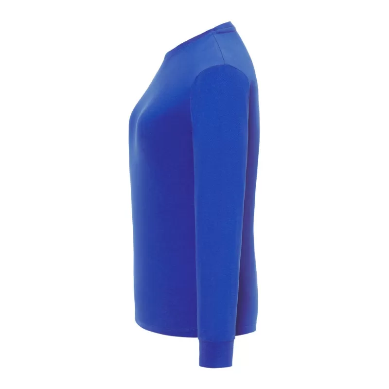 Tee-shirt femme manches longues en coton pré-rétréci, coupe droite, 170 g/m²