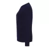Tee-shirt femme manches longues en coton pré-rétréci, coupe droite, 170 g/m²