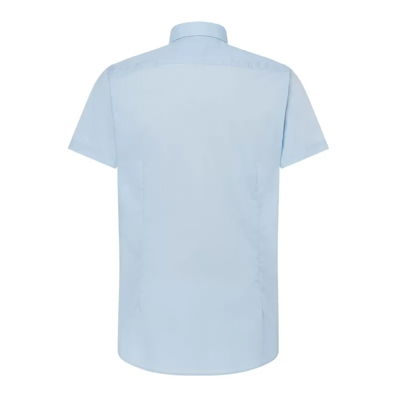 Chemise popeline femme manches longues, coupe ajustée, 100 g/m²