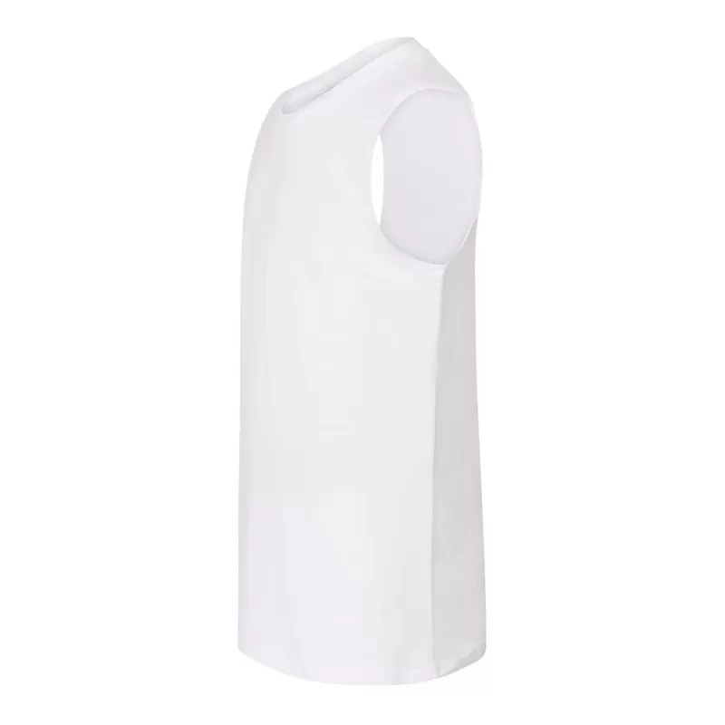 Tee-shirt sans manche en coton ringspun pré-rétréci, 155 g/m²