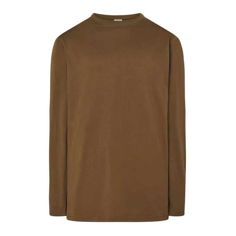 T-shirt adulte manches longues en coton ringspun, 160 g/m²