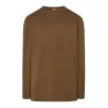 T-shirt adulte manches longues en coton ringspun, 160 g/m²