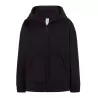 Sweat enfant capuche zippé, fermeture grand zip, poche kangourou, 290 g/m²
