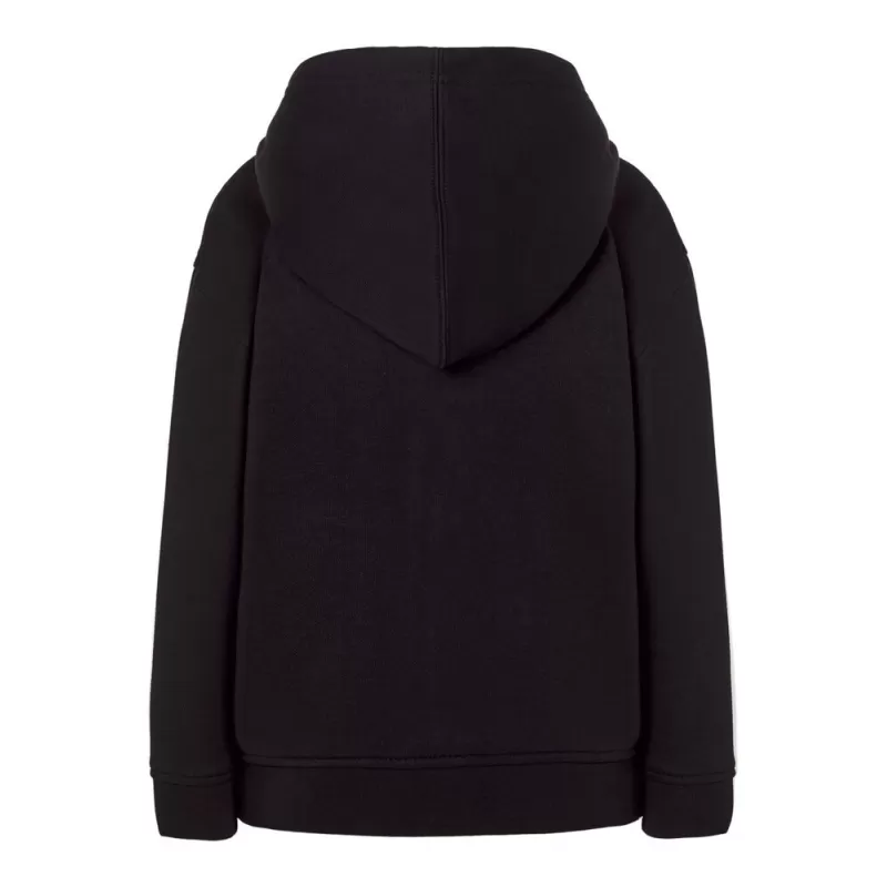 Sweat enfant capuche zippé, fermeture grand zip, poche kangourou, 290 g/m²
