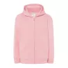 Sweat enfant capuche zippé, fermeture grand zip, poche kangourou, 290 g/m²