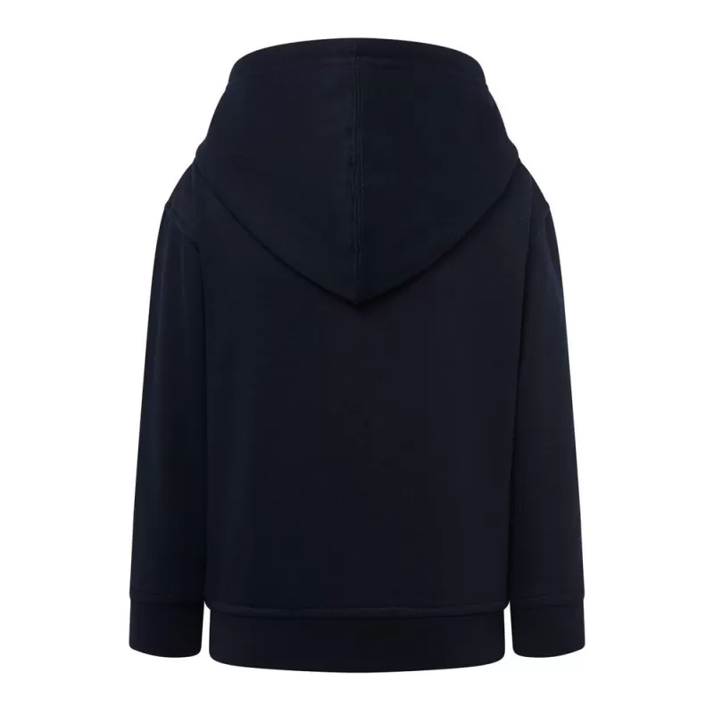 Sweat enfant capuche zippé, fermeture grand zip, poche kangourou, 290 g/m²