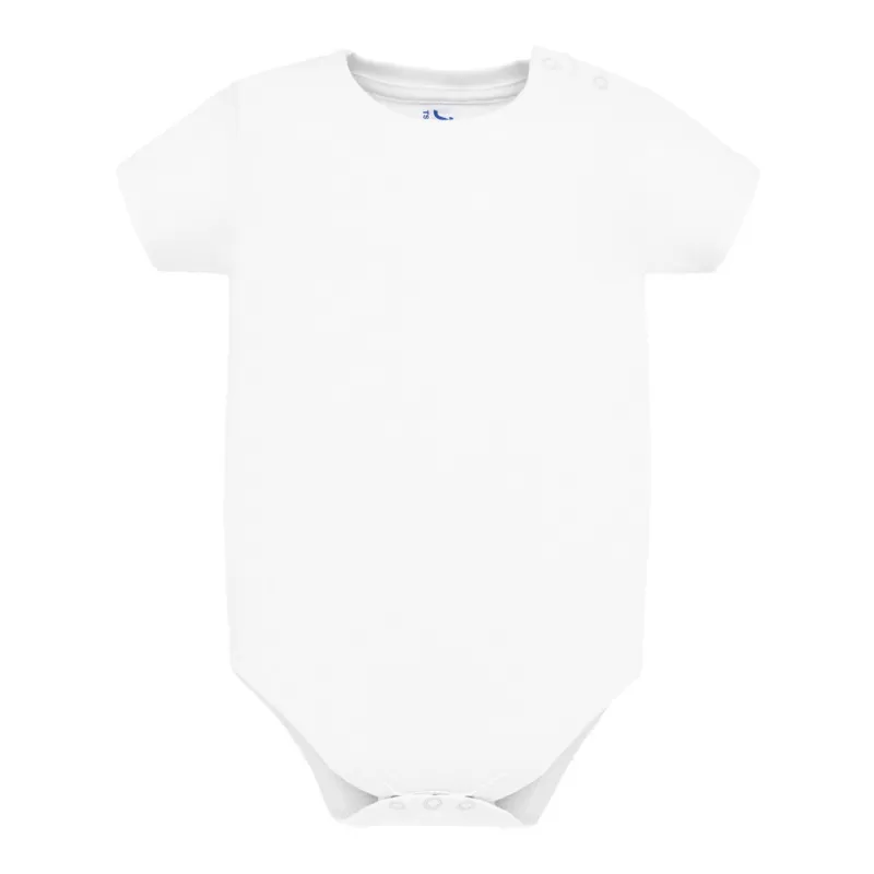 Body manches courtes enfant en coton avec boutons pression, 145 g/m²