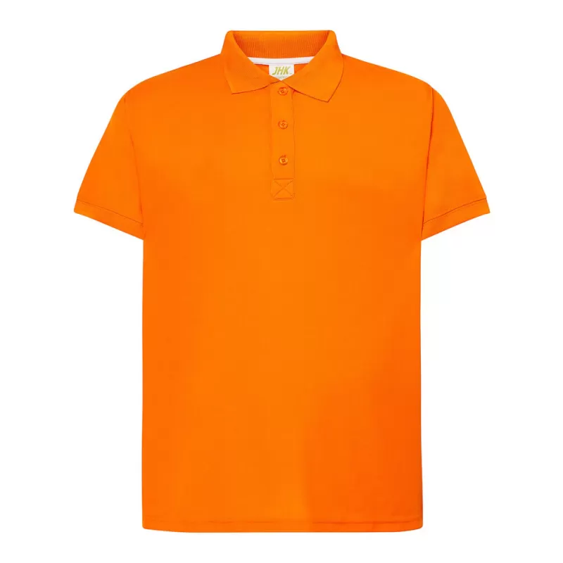 Polo de sport homme maille piquée, boutons ton sur ton, en polyester, 155 g/m²