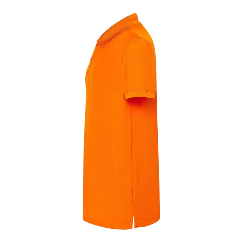 Polo de sport homme maille piquée, boutons ton sur ton, en polyester, 155 g/m²