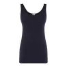 Débardeur femme coupe ajustée en coton cardé, 160 g/m²