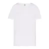 T-shirt style urbain en coton doux, col et manches bruts sans finition, 120 g/m²