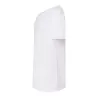 T-shirt style urbain en coton doux, col et manches bruts sans finition, 120 g/m²