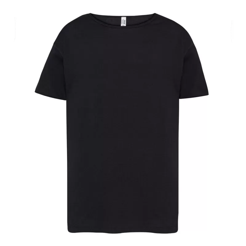 T-shirt style urbain en coton doux, col et manches bruts sans finition, 120 g/m²