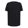 T-shirt style urbain en coton doux, col et manches bruts sans finition, 120 g/m²