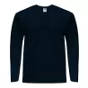 Tee-shirt manches longues en coton pré-rétréci, coupe droite, 170 g/m²