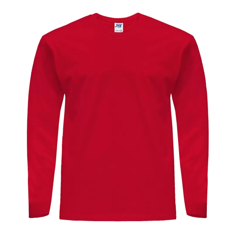 Tee-shirt manches longues en coton pré-rétréci, coupe droite, 170 g/m²