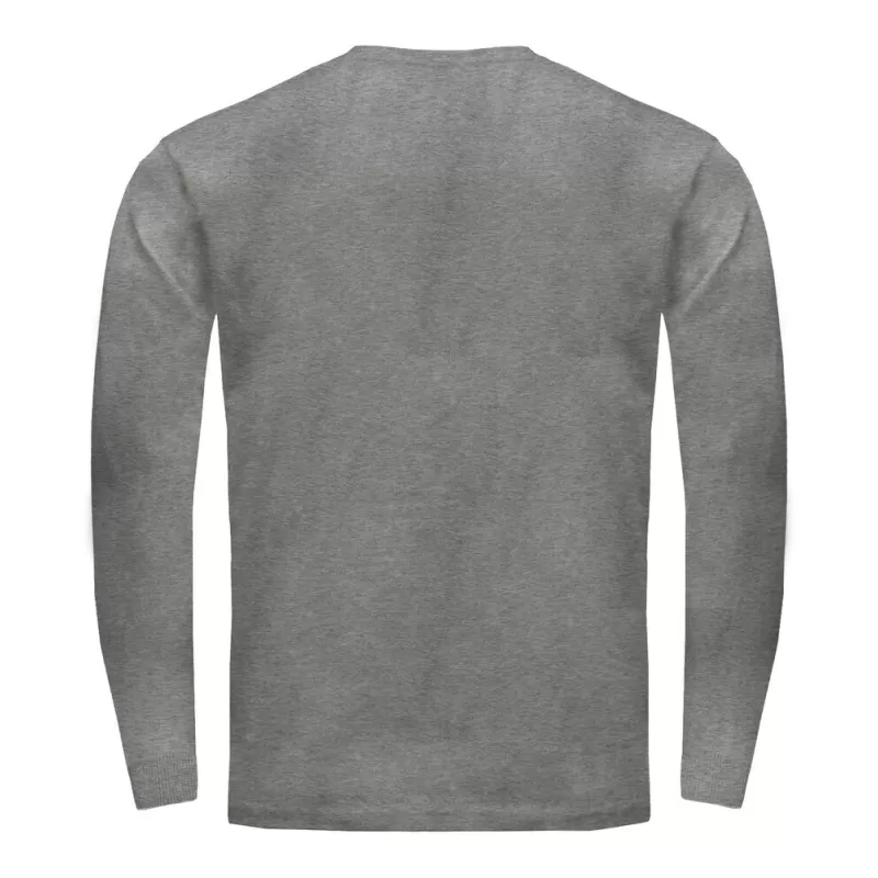 Tee-shirt manches longues en coton pré-rétréci, coupe droite, 170 g/m²