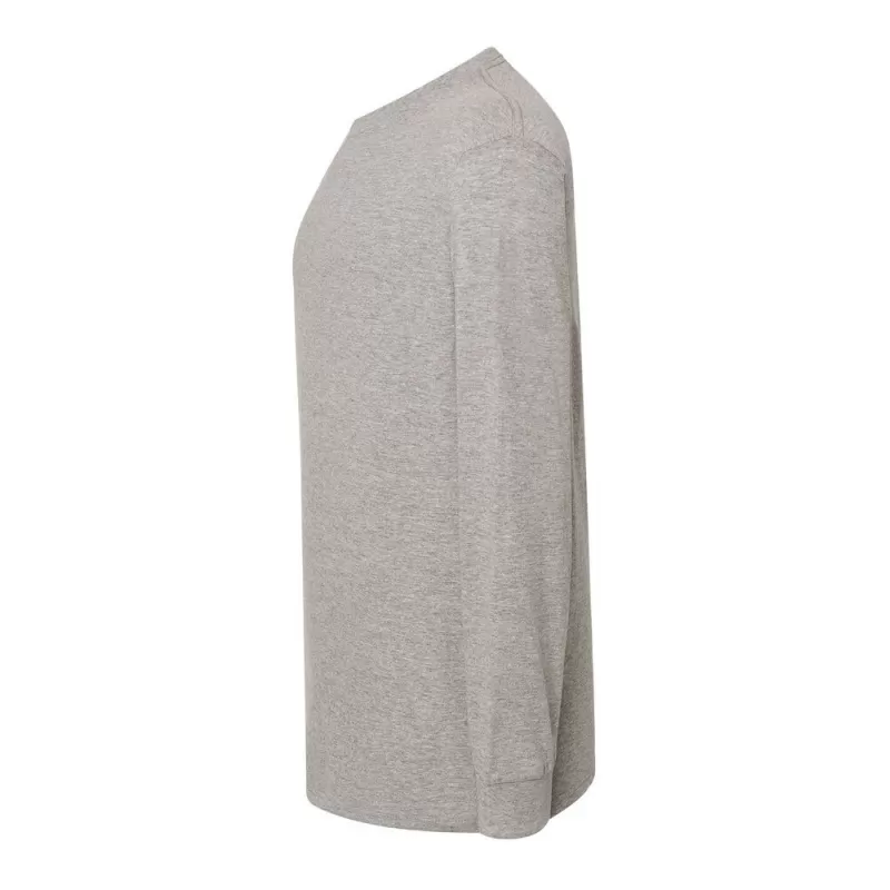 Tee-shirt manches longues en coton pré-rétréci, coupe droite, 170 g/m²