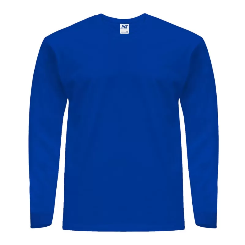 Tee-shirt manches longues en coton pré-rétréci, coupe droite, 170 g/m²