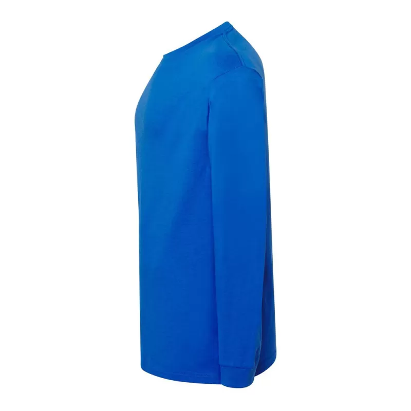 Tee-shirt manches longues en coton pré-rétréci, coupe droite, 170 g/m²